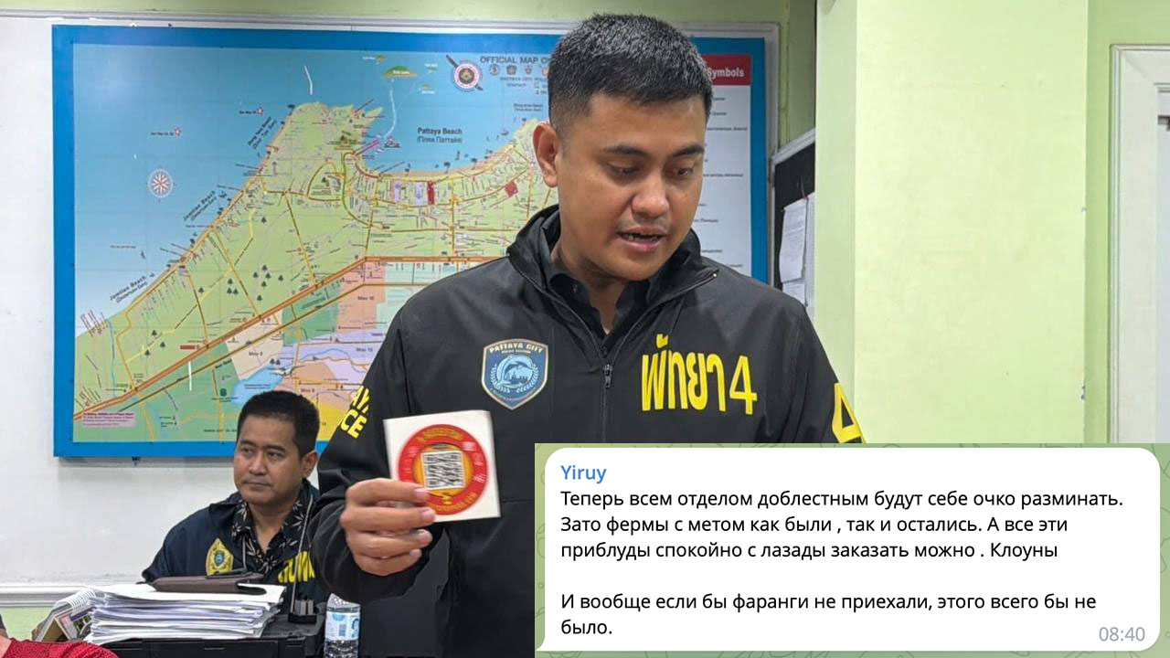 Оба задержанных признали, что около года управляли сайтом «PATTAYA POPPERS» и около шести месяцев назад начали расклейку QR-стикеров, пытаясь таким образом поправить падающие продажи на фоне экономического спада в Таиланде